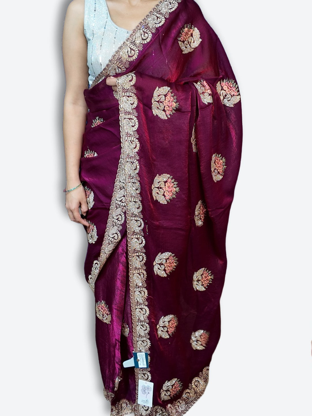 Bordeaux Regal Exquisite Heritage Saree