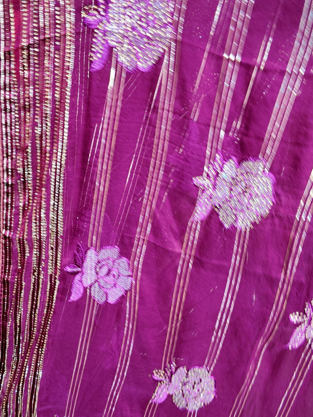 Fuchsia Regal Opulent Charm Saree