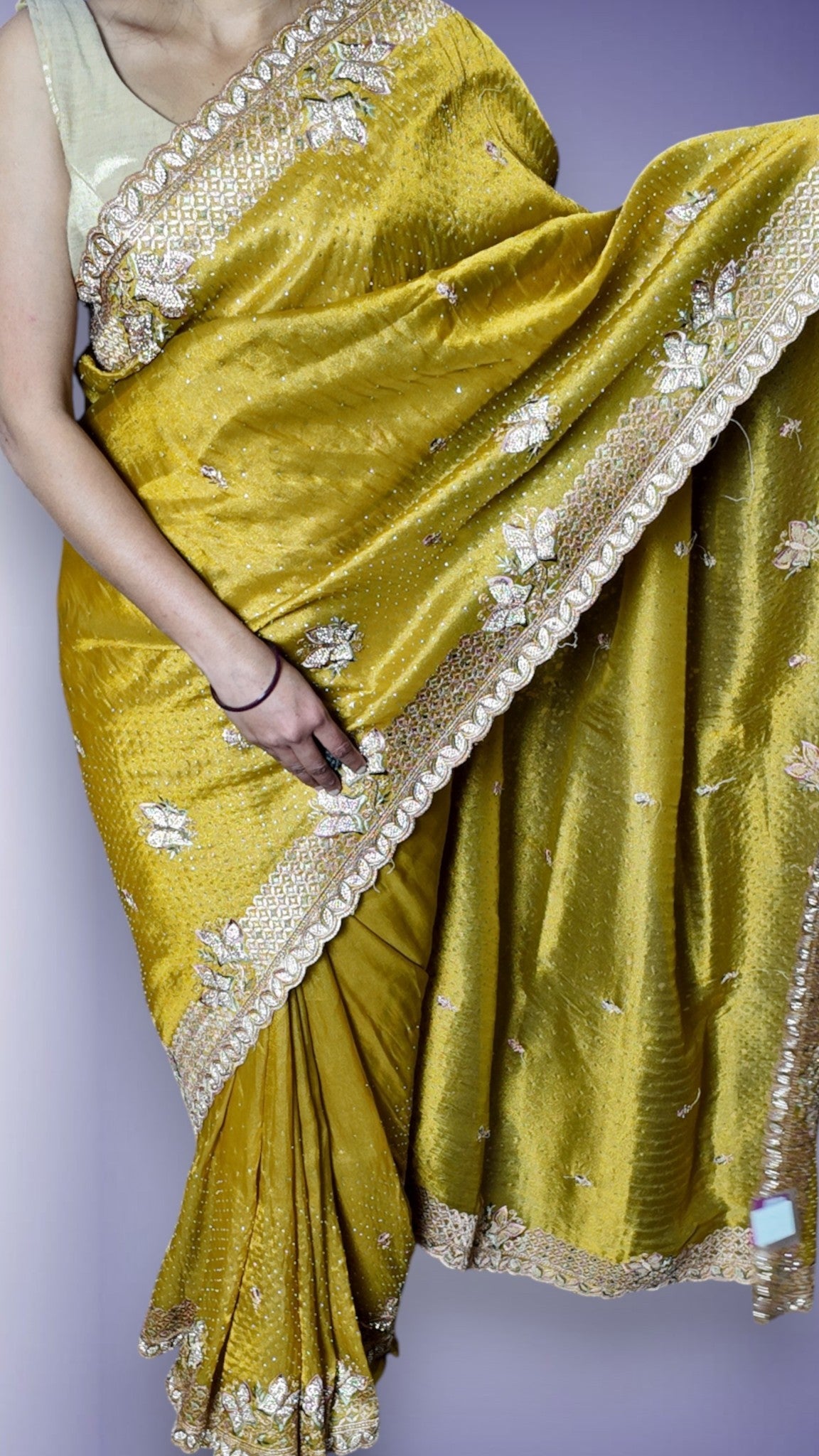 Saffron Regal Opulent Heritage Saree