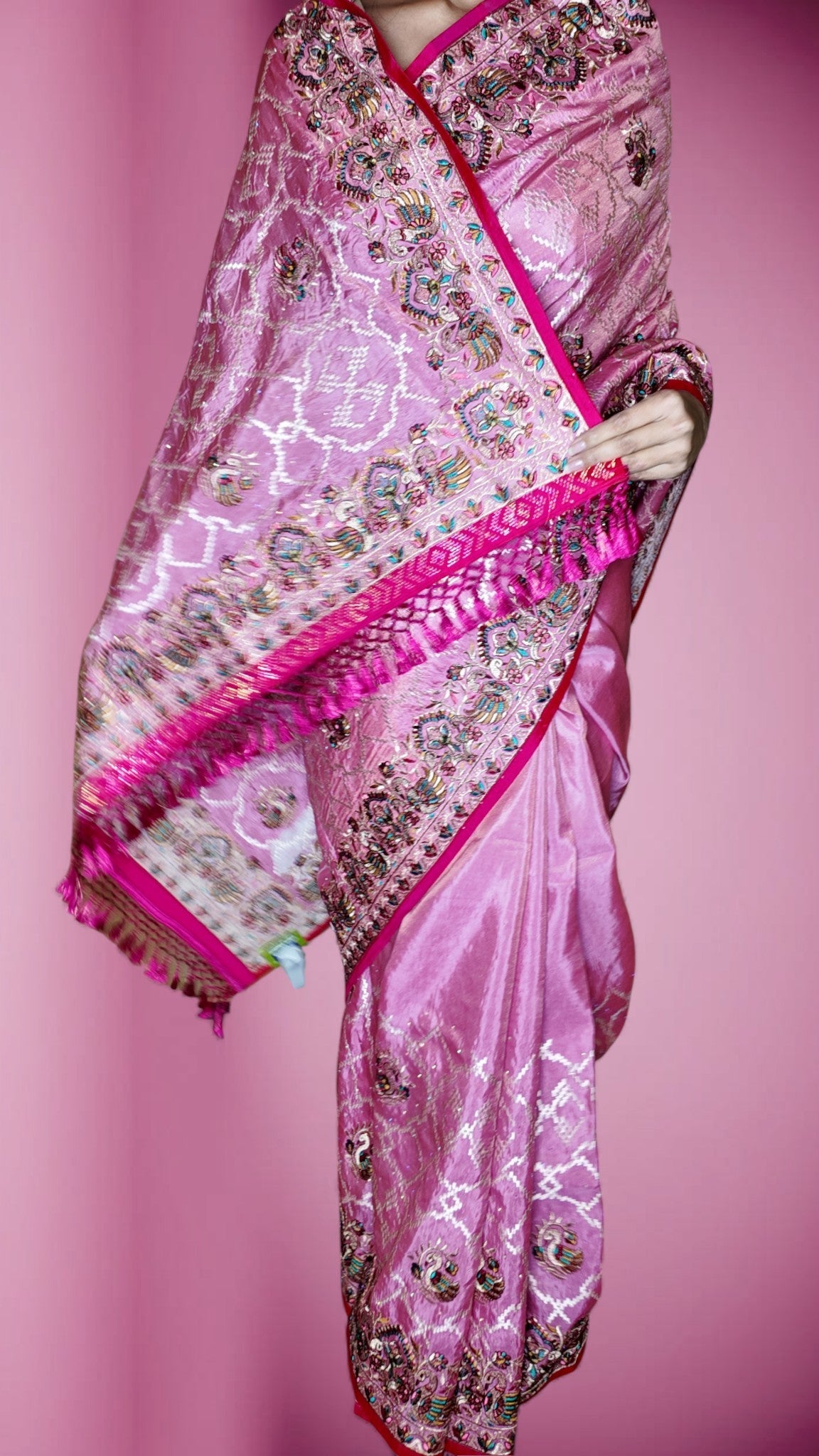 Blush Regal Opulent Couture Saree