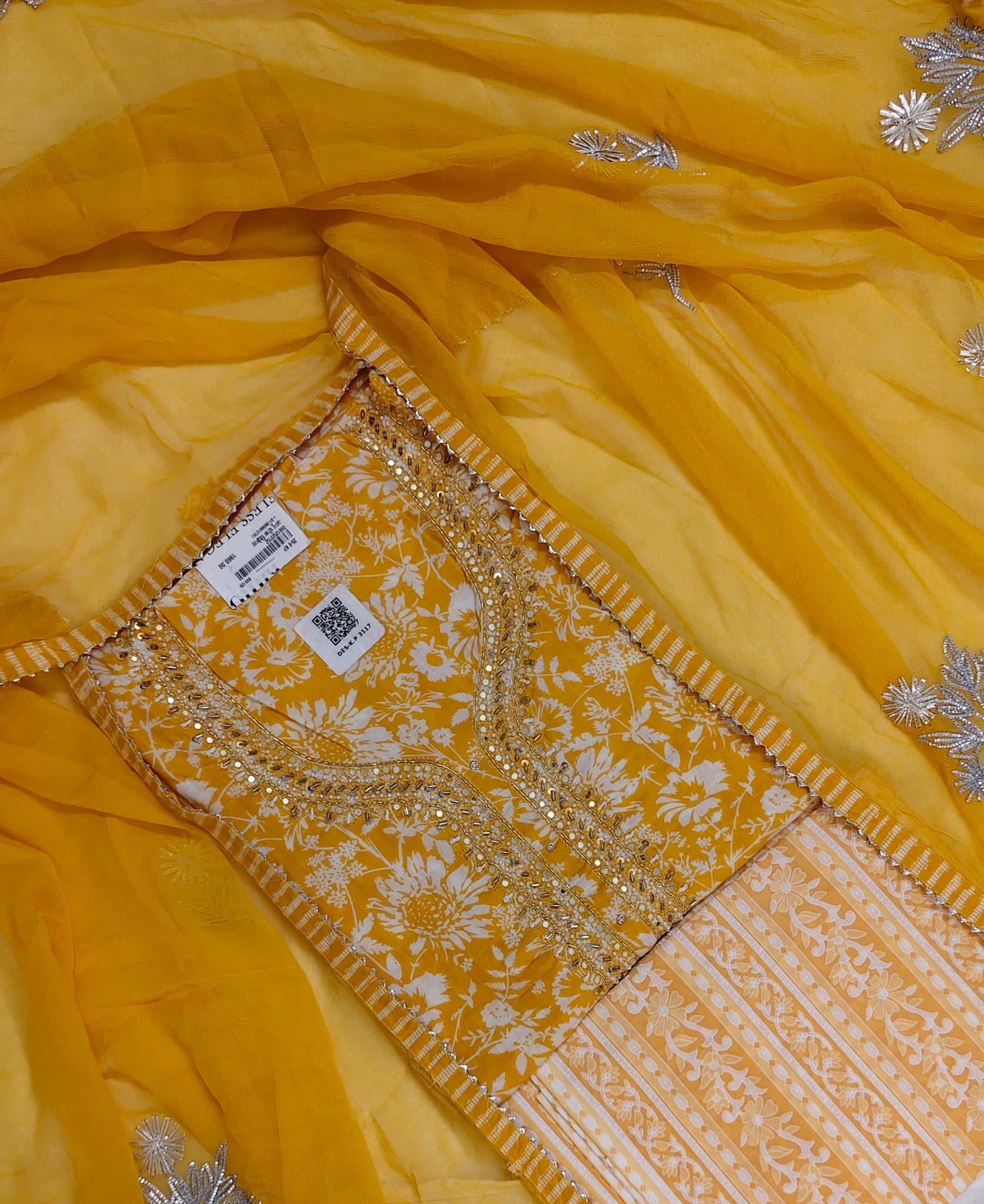 Saffron Regal Glamour Essence Suit