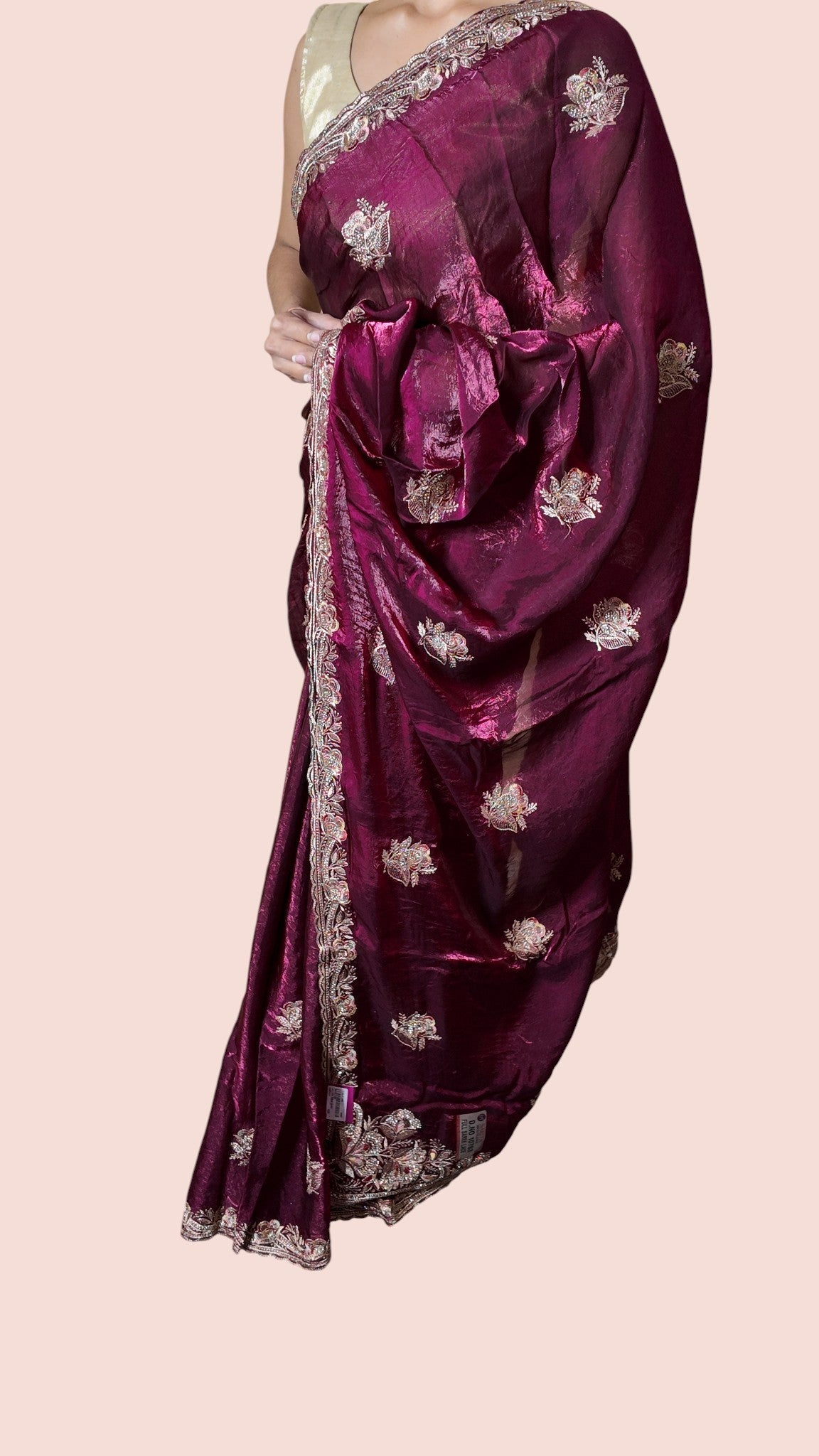 Bordeaux Regal Exquisite Heritage Saree