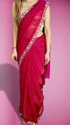 Fuchsia Regal Opulent Charm Saree