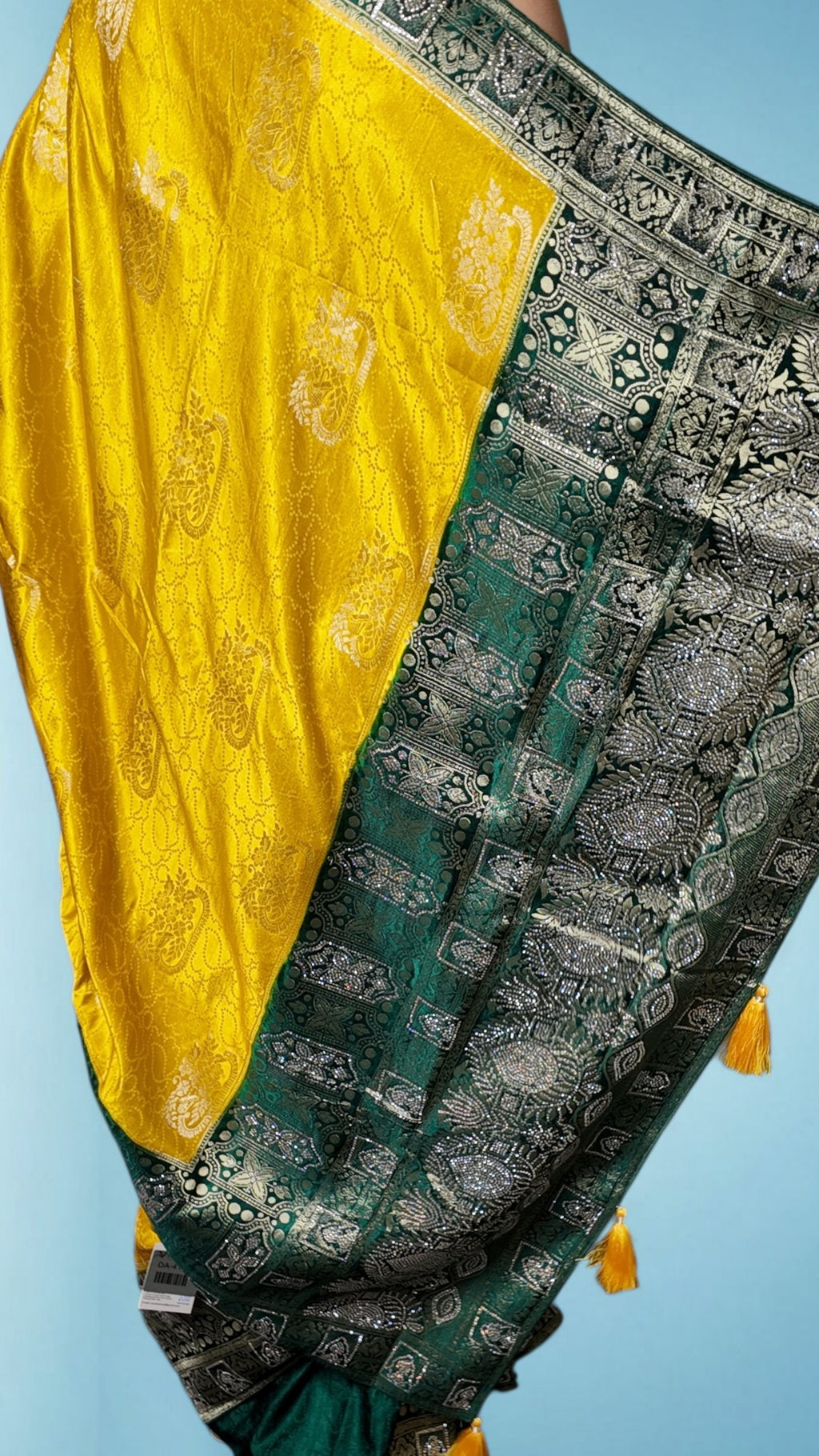 Saffron Regal Opulent Heritage Saree