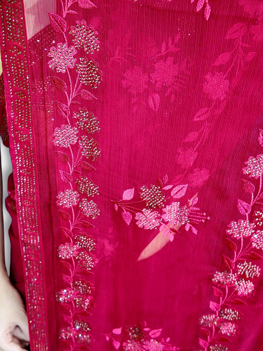 Fuchsia Radiant Elegance Dream Saree
