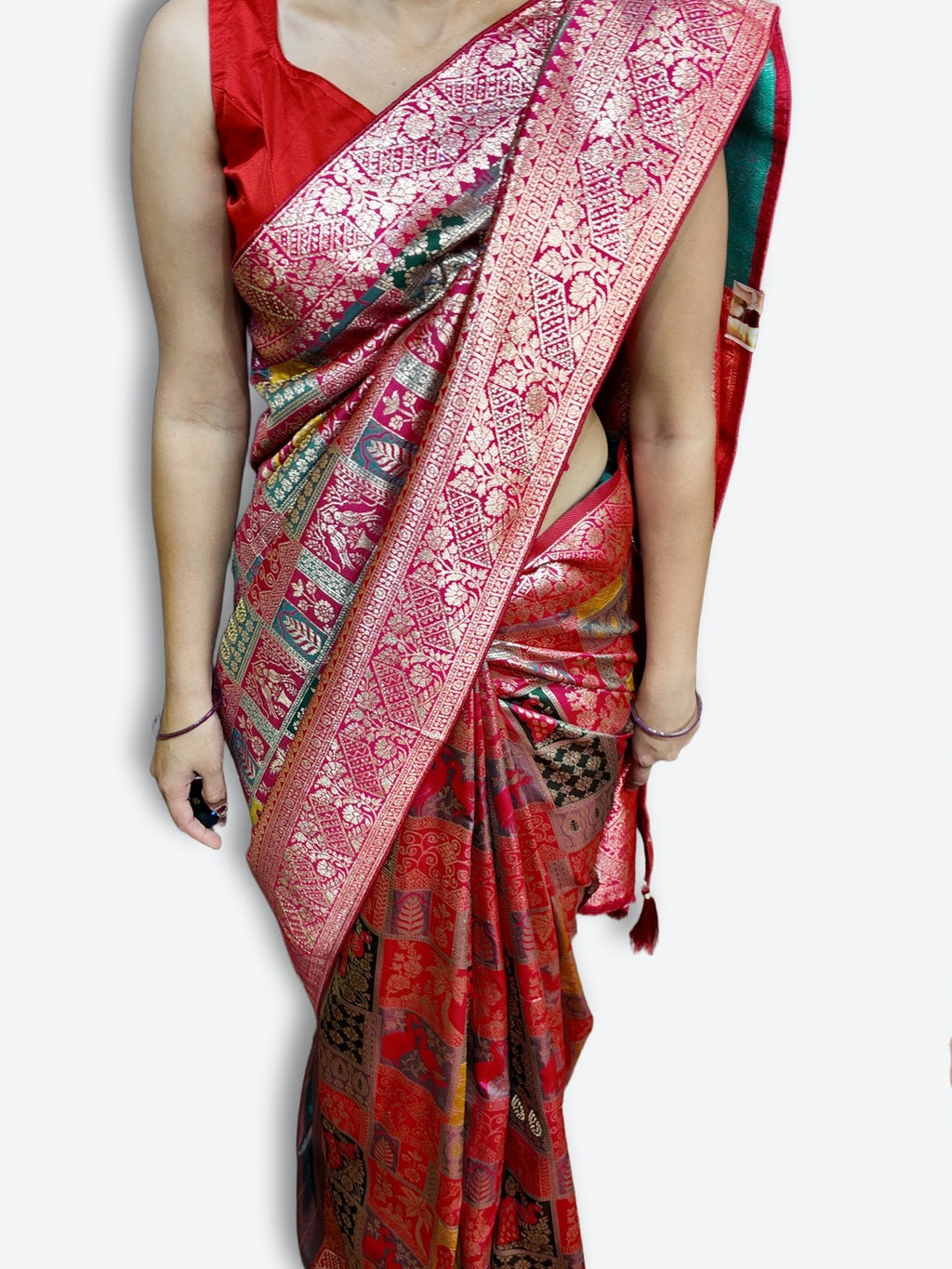 Fuchsia Regal Opulent Heritage Saree