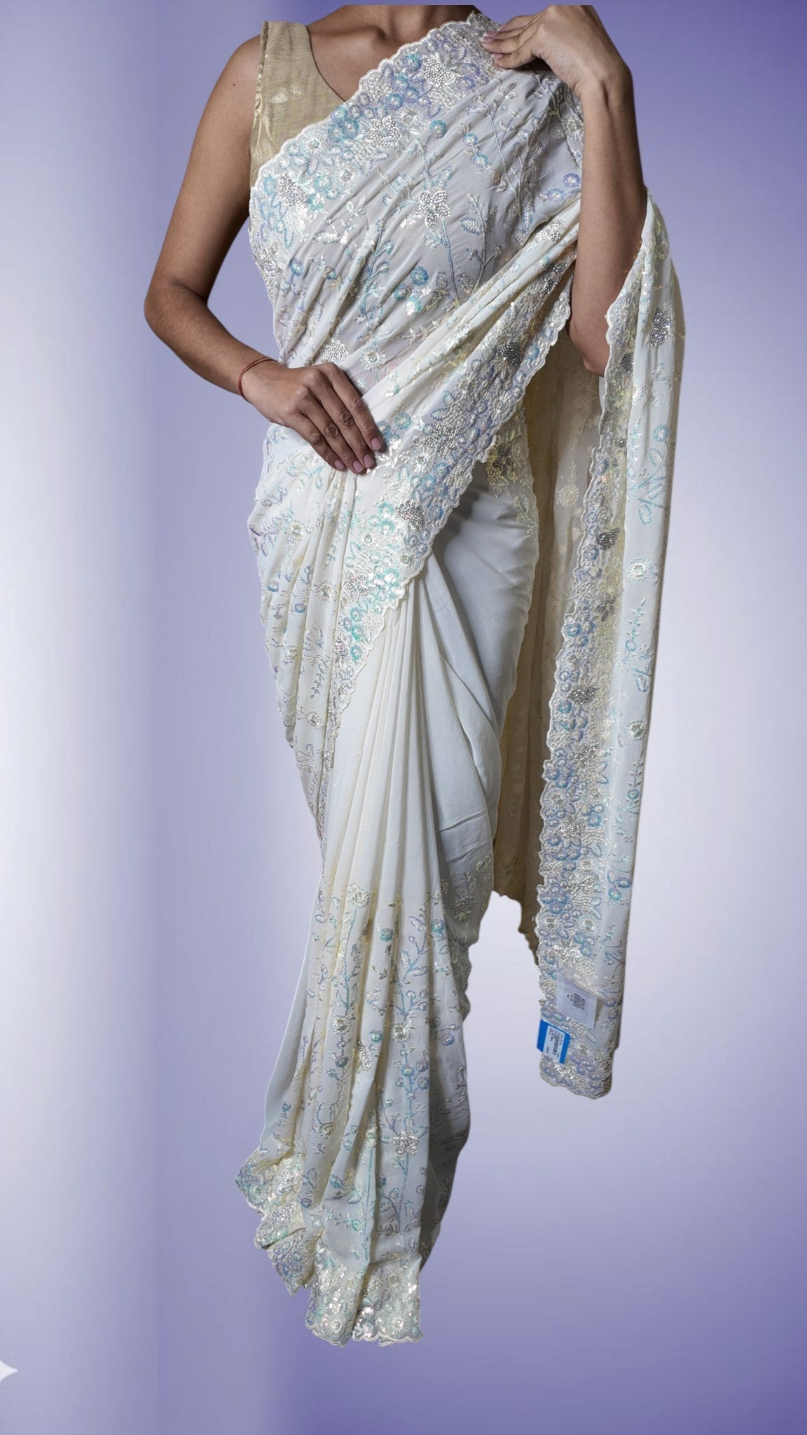 Pearl Radiant Regal Elegance Saree