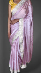Orchid Celestial Radiant Elegance Saree