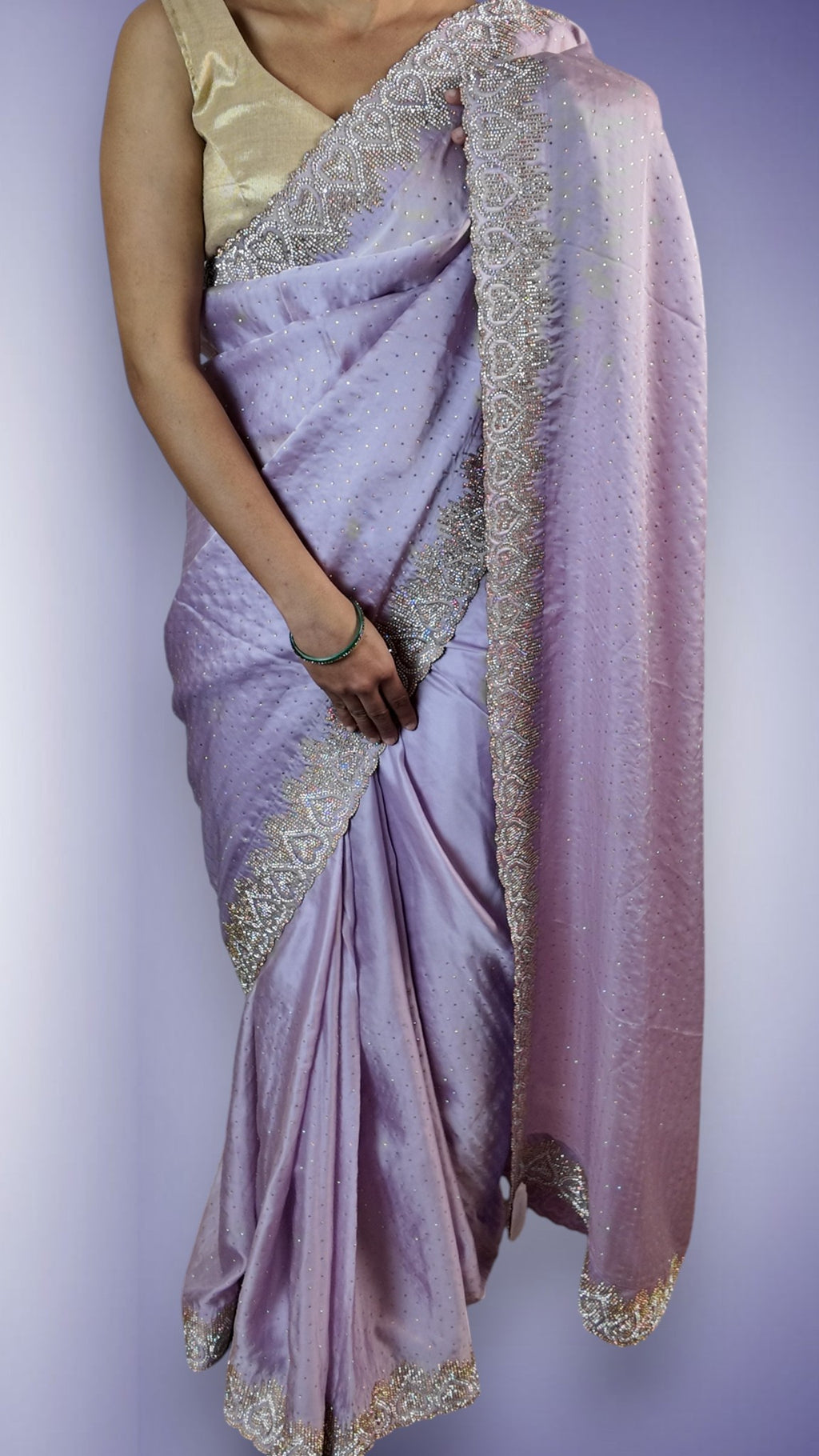 Sapphire Regal Opulent Mystique Saree