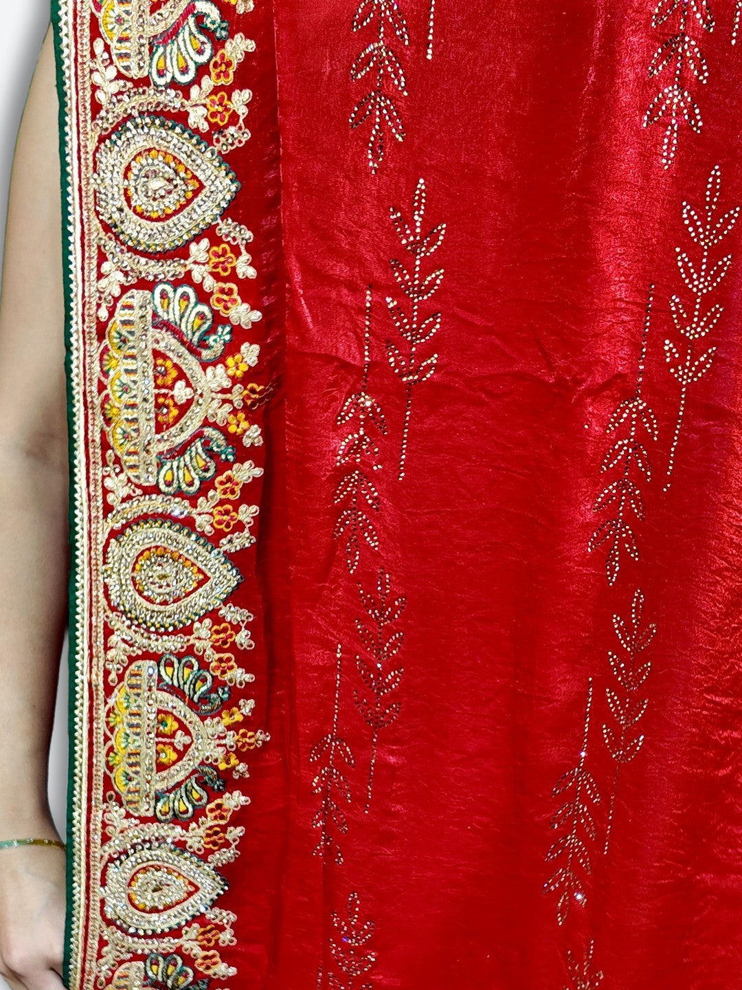 Crimson Regal Opulent Heritage Saree