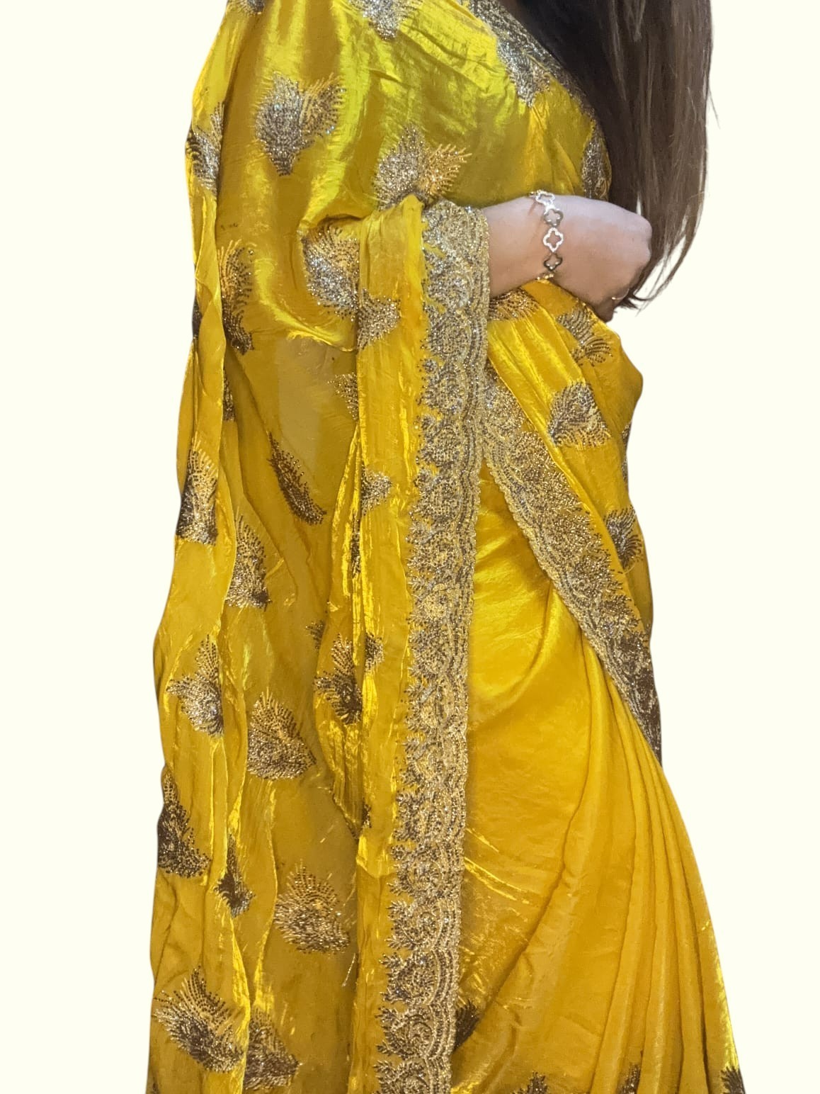 Saffron Regal Opulent Heritage Saree