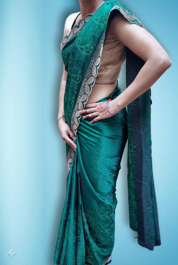 Emerald Regal Timeless Elegance Saree