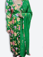 Emerald Regal Bloom Elegance Suit