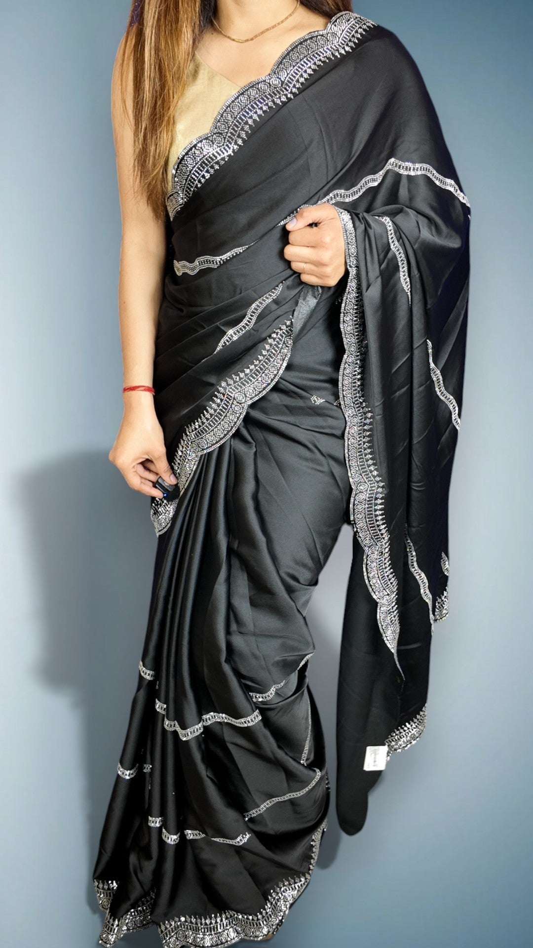 Onyx Radiant Regal Couture Saree