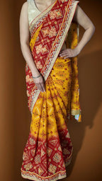 Saffron Regal Opulent Heritage Saree