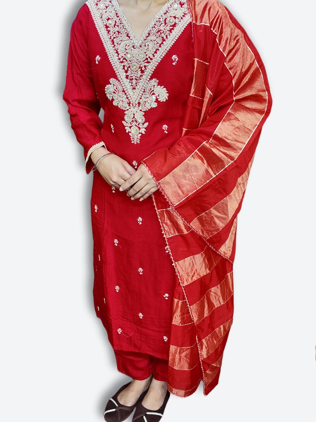 Crimson Regal Opulent Elegance Suit