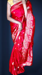 Crimson Regal Heritage Luxe Saree