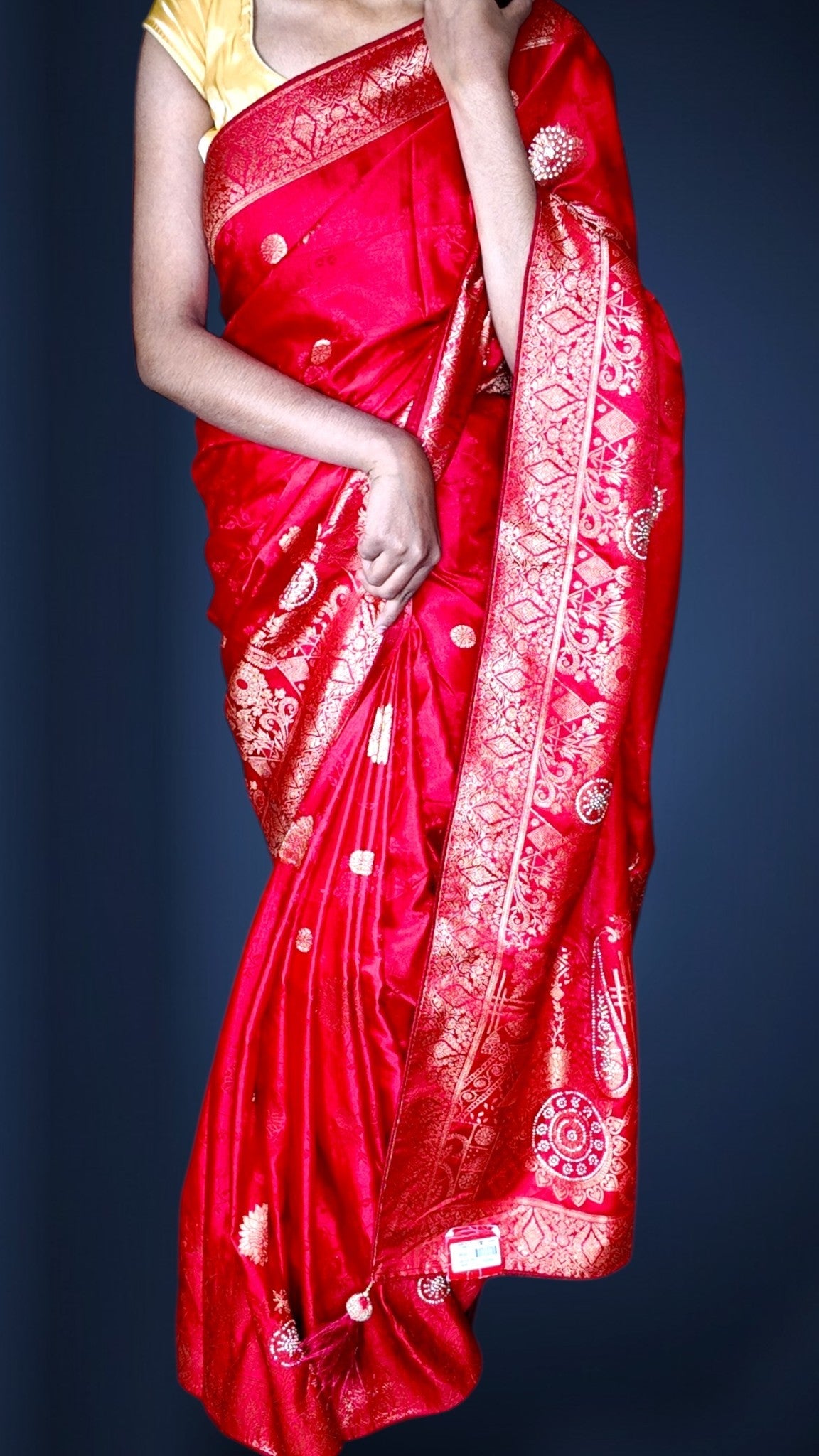 Crimson Regal Heritage Luxe Saree