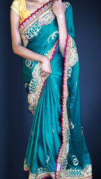 Emerald Regal Opulent Elegance Saree