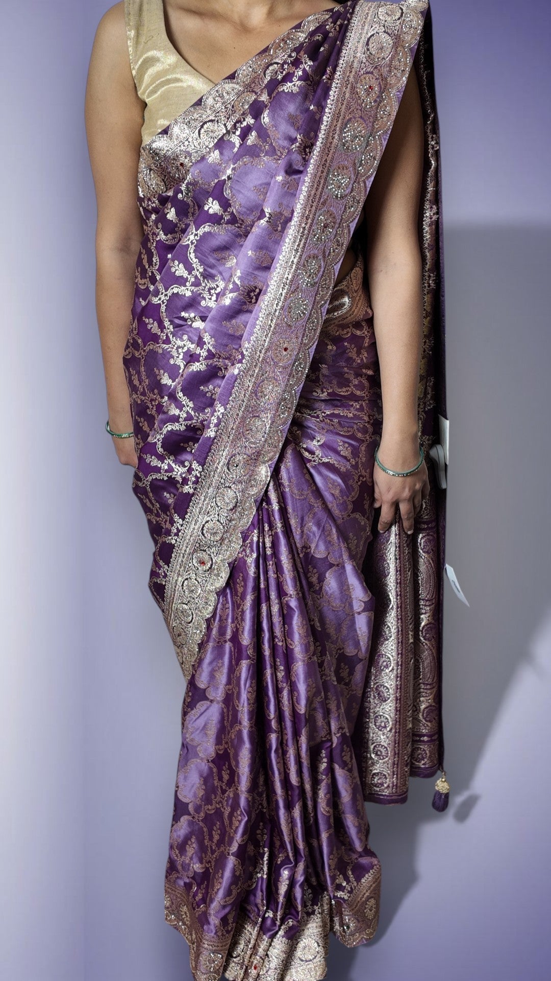 Amethyst Regal Opulent Heritage Saree