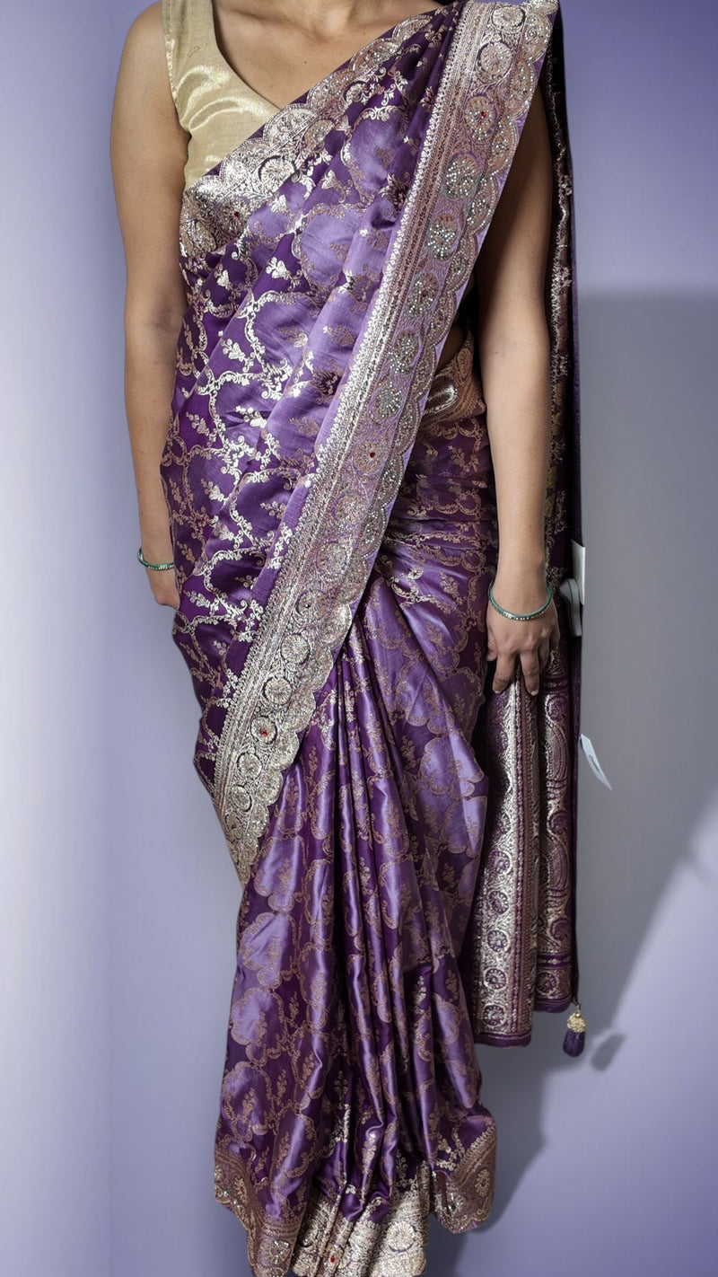 Amethyst Regal Opulent Heritage Saree