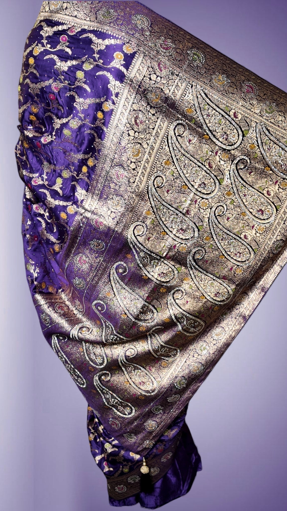Amethyst Regal Opulent Heritage Saree
