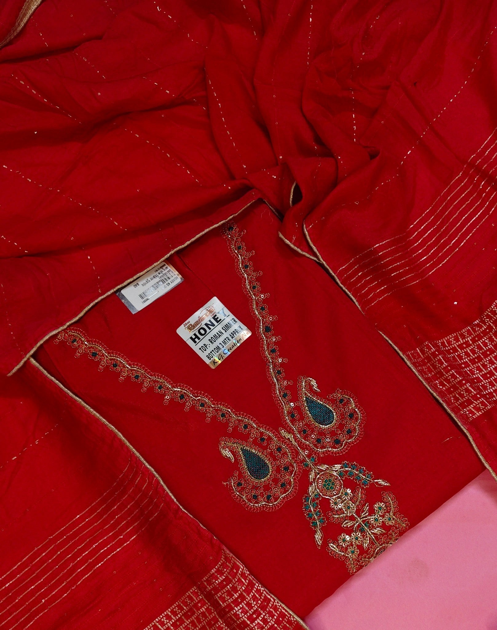 Crimson Regal Opulent Heritage Suit