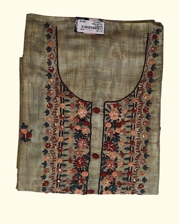 Floral Forest Unstitched Ensemble: Craft Your Unique Style", - Image 1_no_bg