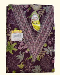 Floral Reverie: Unstitched Suit in Deep Plum Hues", - Image 1_no_bg
