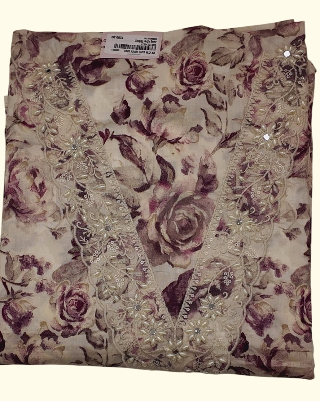 Floral Symphony: Unstitched Suit for Chic Celebrations", - Image 1_no_bg
