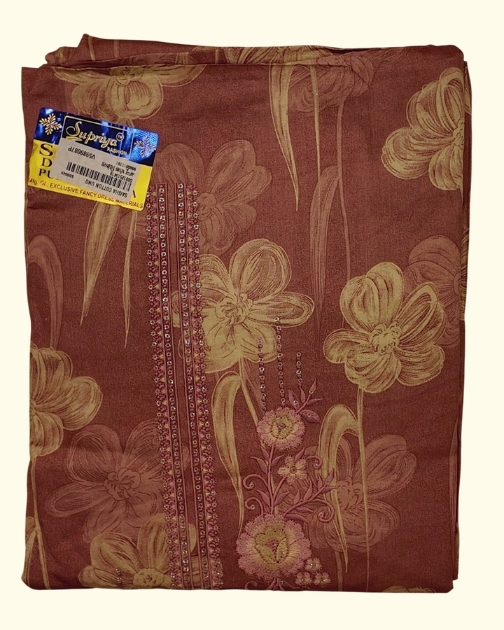 Floral Whispers: Unstitched Suit for Every Occasion", - Image 1_no_bg