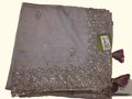 Glamourous Gleam: Silver Sequin Party Saree", - Image 1_no_bg
