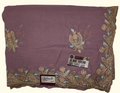 Lilac Dreams: Exquisite Floral Embroidered Saree", - Image 1_no_bg