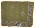 Lush Olive Embroidered Saree with Delicate Floral Patterns", - Image 1_no_bg