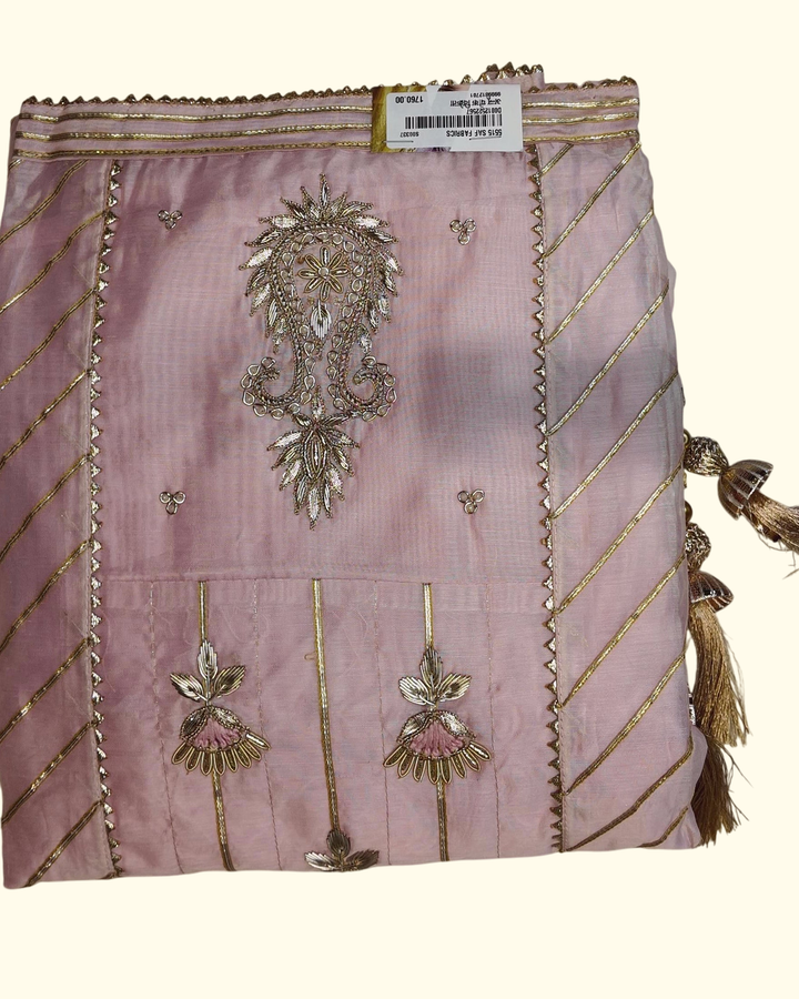 Opulent Pink Radiance: Intricately Embroidered Unstitched Suit", - Image 1_no_bg