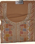 Patchwork Bliss: Unstitched Suit for Festive Celebrations", - Image 1_no_bg