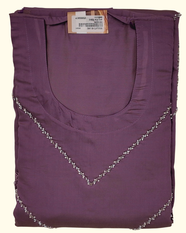 Plum Elegance: Unstitched Suit for Festive Gatherings", - Image 1_no_bg
