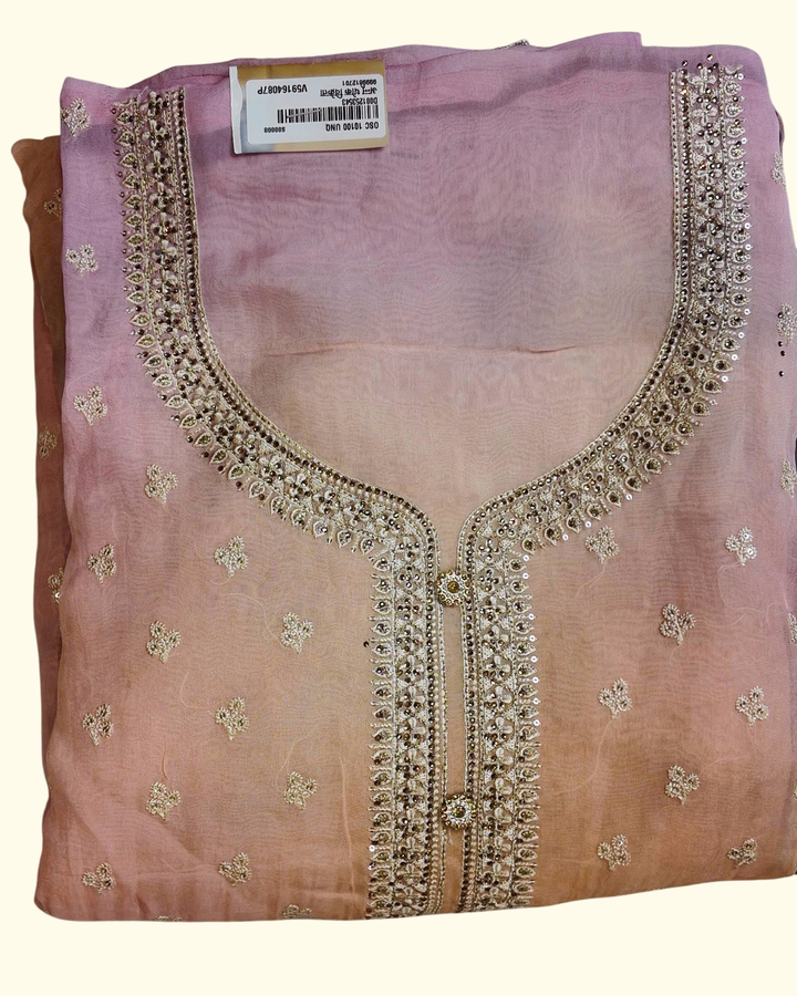 Radiant Glimmer: Ombré Blossom Unstitched Suit", - Image 1_no_bg