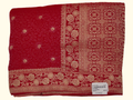 Regal Red Saree with Intricate Golden Embroidery for Festive Glam", - Image 1_no_bg