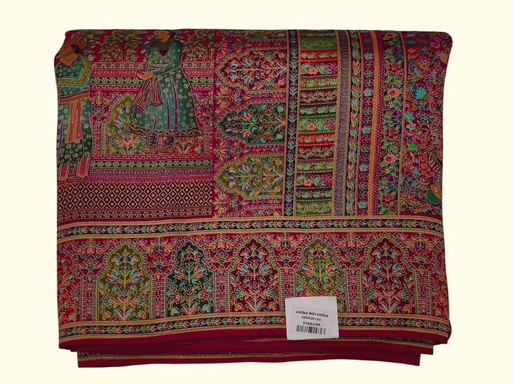 Regal Tapestry Saree with Intricate Motifs", - Image 1_no_bg