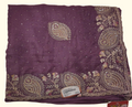 Royal Plum Heritage Saree with Intricate Zari Embroidery", - Image 1_no_bg