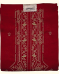 Scarlet Fantasy: Artisanal Floral Embroidered Unstitched Suit", - Image 1_no_bg