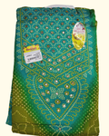 Vibrant Green & Teal Unstitched Suit for Festive Flair", - Image 1_no_bg