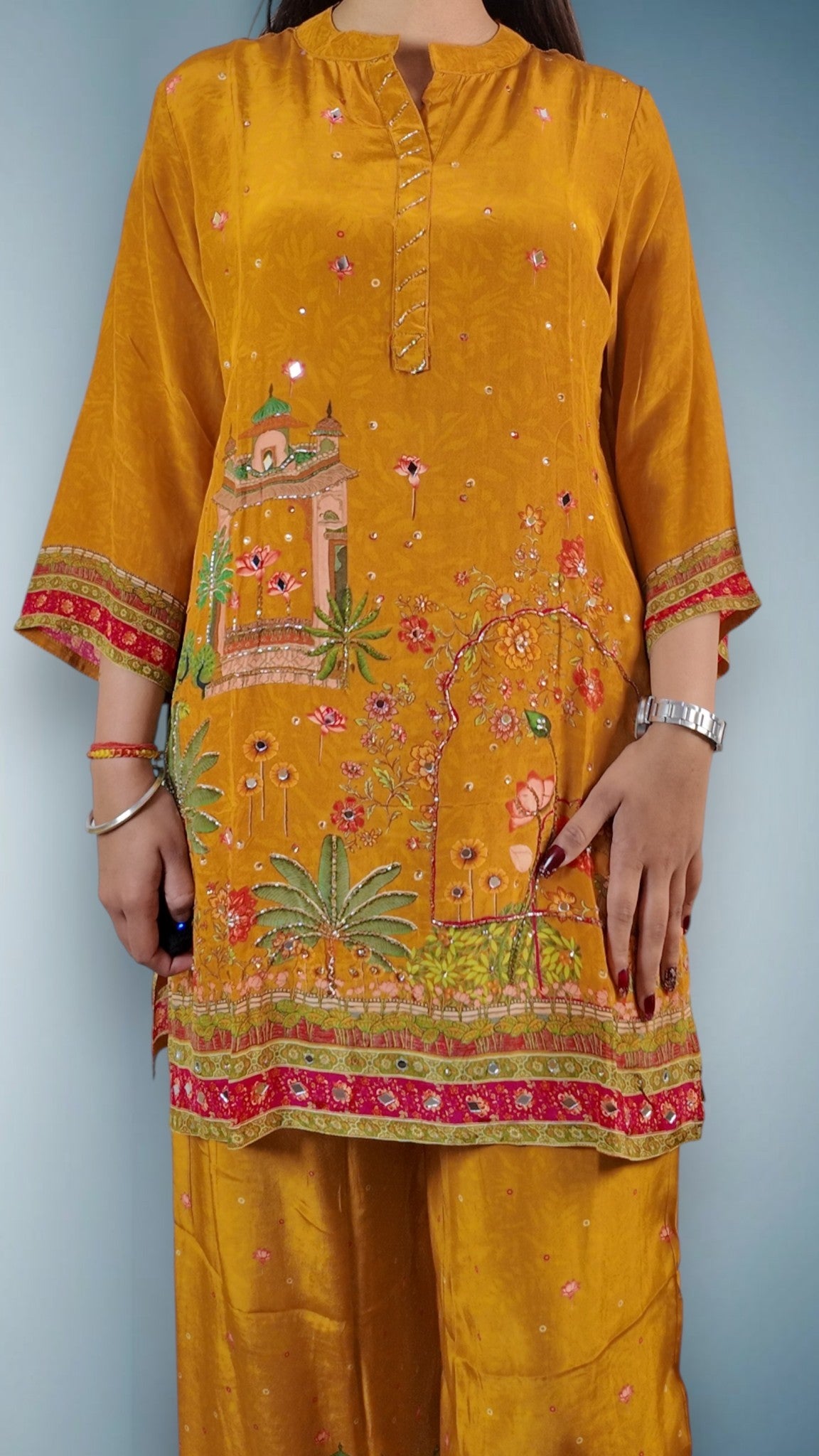 Saffron Regal Heritage Luxe Suit