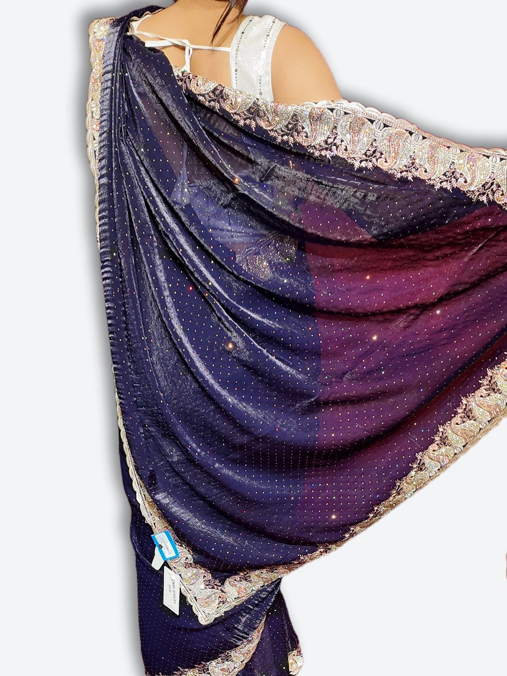 Midnight Regal Opulent Elegance Saree
