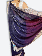 Midnight Regal Opulent Elegance Saree