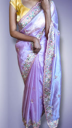 Orchid Radiant Graceful Couture Saree