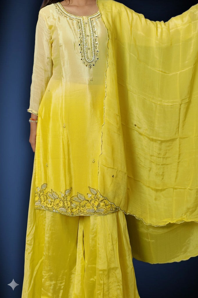 Saffron Regal Timeless Elegance Suit
