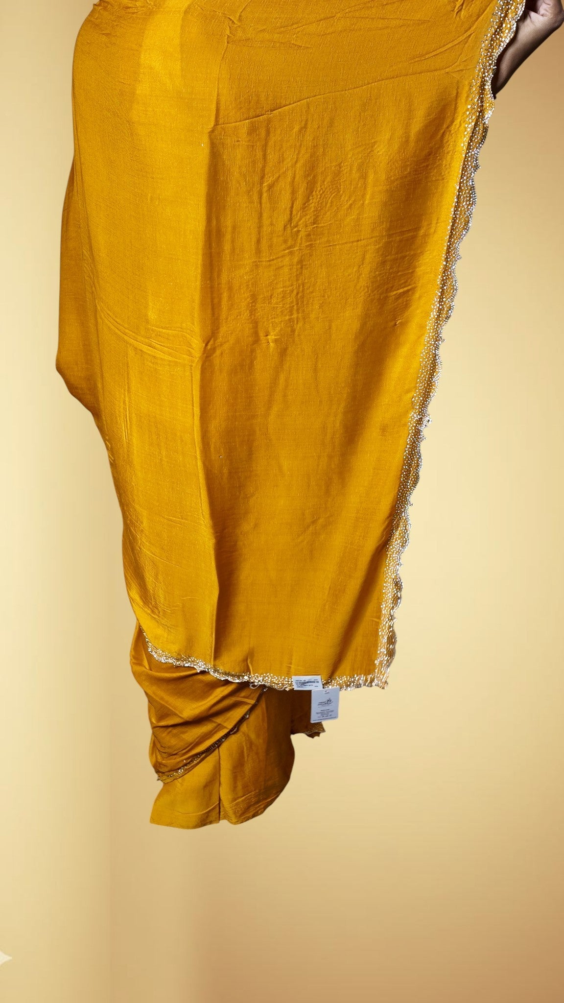 Saffron Regal Opulent Elegance Saree