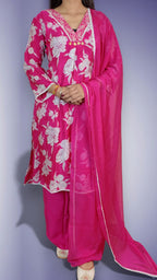Fuchsia Majestic Couture Bloom Suit